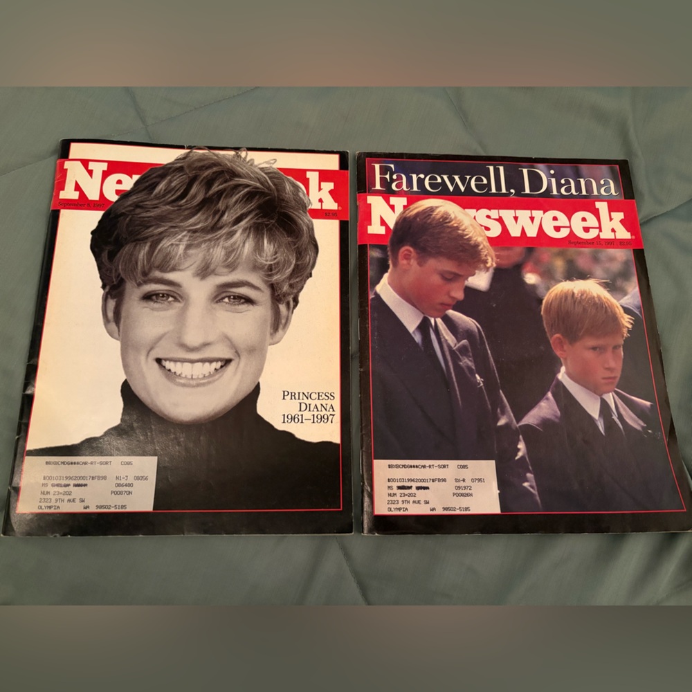 Newsweek Princess Diana Magazine Set
September 1997